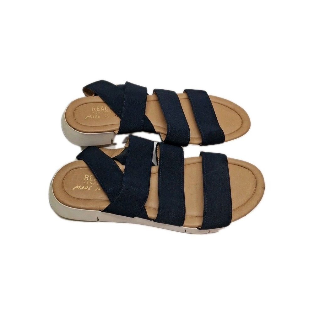 Kenneth Cole Size 7.5 M Blue Slingback Synthetic Women Sandal Shoes